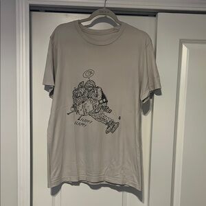 Graphic Beige T-Shirt HAPPY HAPPY